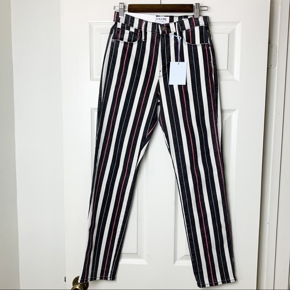 NEW Frame le sylvie slender straight band stripe - Picture 7 of 7